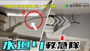 地元で小さなご依頼（洗面化粧台排水栓補修）～佐倉市～