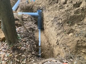排水管接続工事（ＶＵφ２００）～成田市飯仲～